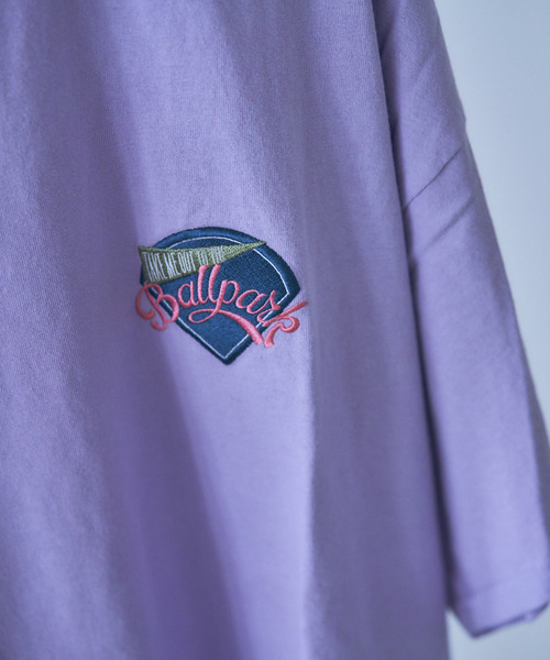 SiNCERE(シンシア)の「〈JHANKSON/ジャンクソン〉BASEBALL PARK TEE/ベースボールパークTシャツ(Tシャツ/カットソー・メンズ・ホワイト/ブラック/ラベンダー・M/L)」の3枚目の写真