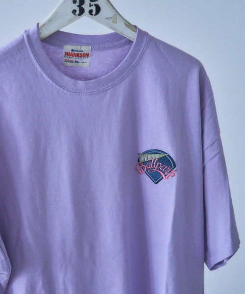 SiNCERE(シンシア)の「〈JHANKSON/ジャンクソン〉BASEBALL PARK TEE/ベースボールパークTシャツ(Tシャツ/カットソー・メンズ・ホワイト/ブラック/ラベンダー・M/L)」の16枚目の写真