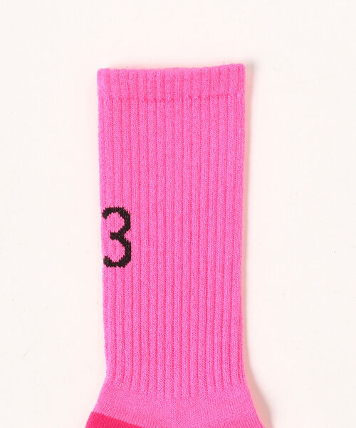 BEAMS BOY(ビームスボーイ)の「ROSTER SOX × BEAMS BOY / ネオン 13 ソックス(ソックス/靴下・レディース・ピンク/イエロー・ONE SIZE)」の3枚目の写真