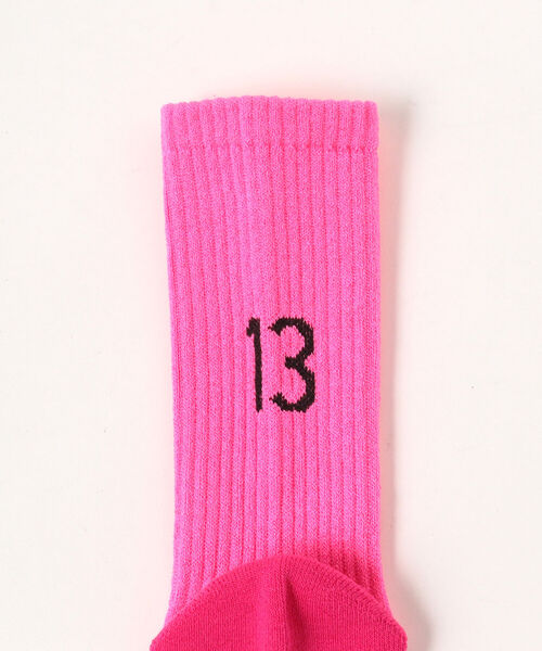 BEAMS BOY(ビームスボーイ)の「ROSTER SOX × BEAMS BOY / ネオン 13 ソックス(ソックス/靴下・レディース・ピンク/イエロー・ONE SIZE)」の4枚目の写真