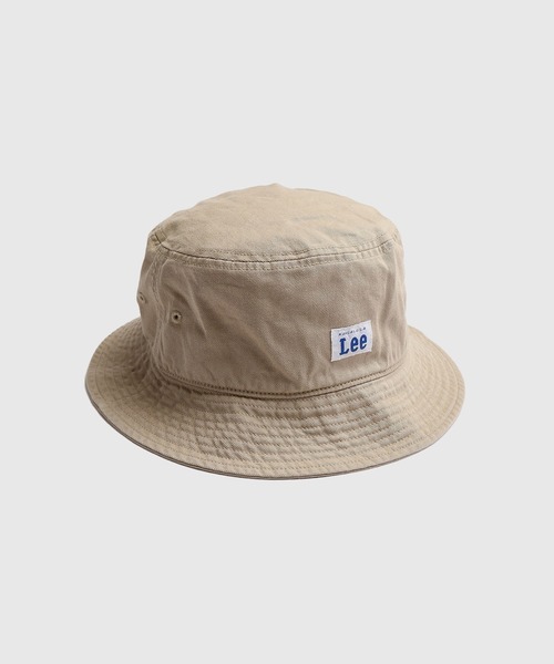 Lee(リー)の「Lee BUCKET COTTON TWILL バケットハット(ハット・レディース・ブラック/ライトグレー/ホワイト/ピンク/ダークオレンジ/ネイビー/ベージュ・FREE)」の4枚目の写真