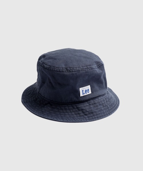 Lee(リー)の「Lee BUCKET COTTON TWILL バケットハット(ハット・レディース・ブラック/ライトグレー/ホワイト/ピンク/ダークオレンジ/ネイビー/ベージュ・FREE)」の5枚目の写真