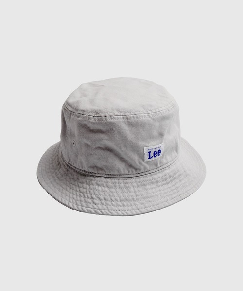 Lee(リー)の「Lee BUCKET COTTON TWILL バケットハット(ハット・レディース・ブラック/ライトグレー/ホワイト/ピンク/ダークオレンジ/ネイビー/ベージュ・FREE)」の3枚目の写真