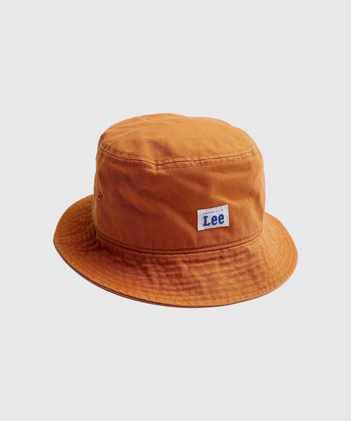 Lee(リー)の「Lee BUCKET COTTON TWILL バケットハット(ハット・レディース・ブラック/ライトグレー/ホワイト/ピンク/ダークオレンジ/ネイビー/ベージュ・FREE)」の7枚目の写真
