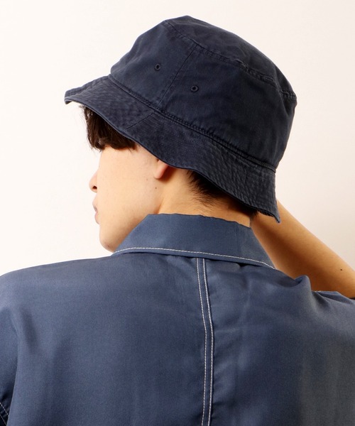 Lee(リー)の「Lee BUCKET COTTON TWILL バケットハット(ハット・レディース・ブラック/ライトグレー/ホワイト/ピンク/ダークオレンジ/ネイビー/ベージュ・FREE)」の10枚目の写真