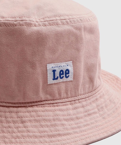 Lee(リー)の「Lee BUCKET COTTON TWILL バケットハット(ハット・レディース・ブラック/ライトグレー/ホワイト/ピンク/ダークオレンジ/ネイビー/ベージュ・FREE)」の19枚目の写真