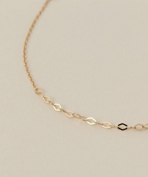 PAS TIERRA（パティエラ）の「－Ray－ K18オーバルブレスレット（ブレスレット・レディース・イエローゴールド・FREE）」の4枚目の写真