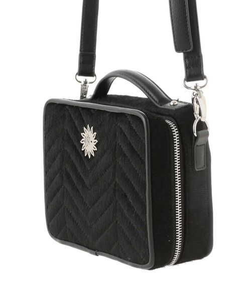 EVRIS（エヴリス）の「キルティングボックスバッグ（ハンドバッグ・レディース・ブラック/その他1・FREE）」の11枚目の写真
