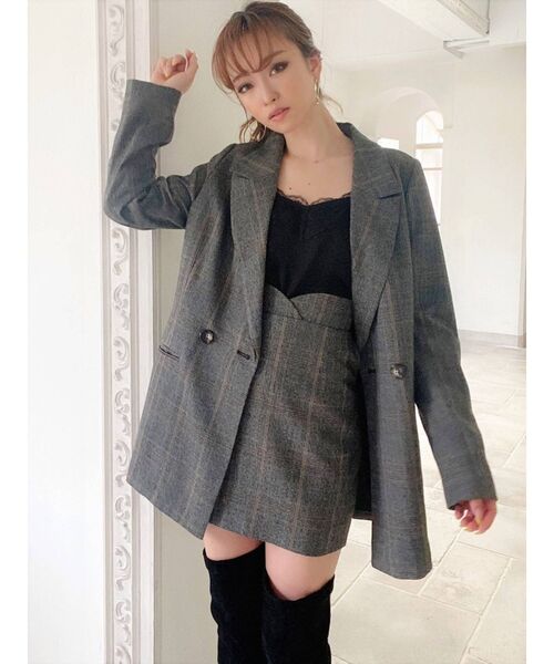 RESEXXY（リゼクシー）の「パイピングポイントジャケット【セットアップ着用可能】（テーラードジャケット・レディース・モカ/その他/その他1・FREE）」の19枚目の写真