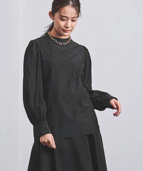 UNITED ARROWS(ユナイテッドアローズ)の「UBCMD ハイネック ボリュームスリーブ ブラウス †(シャツ/ブラウス・レディース・ライトグレー/ホワイト/ブラック・36/38)」の16枚目の写真