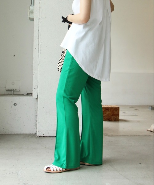 notch.（ノッチ）の「カラーフレアパンツ（その他パンツ・レディース・ブラック/グリーン/レッド・M）」の22枚目の写真