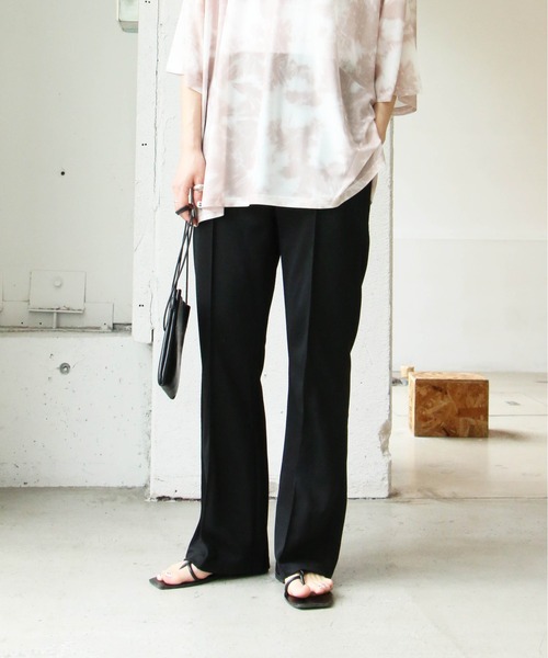 notch.（ノッチ）の「カラーフレアパンツ（その他パンツ・レディース・ブラック/グリーン/レッド・M）」の18枚目の写真