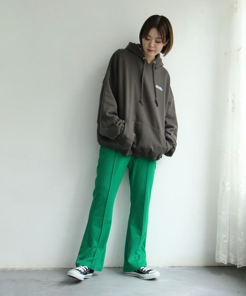 notch.（ノッチ）の「カラーフレアパンツ（その他パンツ・レディース・ブラック/グリーン/レッド・M）」の9枚目の写真