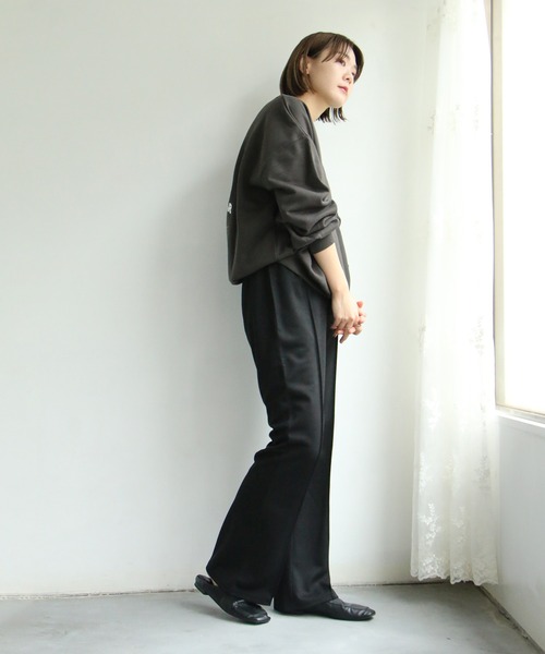 notch.（ノッチ）の「カラーフレアパンツ（その他パンツ・レディース・ブラック/グリーン/レッド・M）」の11枚目の写真