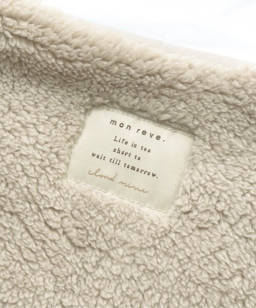 apres les cours(アプレレクール)の「ポケット付きファーフリースジャケット(ブルゾン・キッズ・アイボリー/ベージュ/カーキ/ブラウン・130/90/120/100/140/80/110)」の19枚目の写真