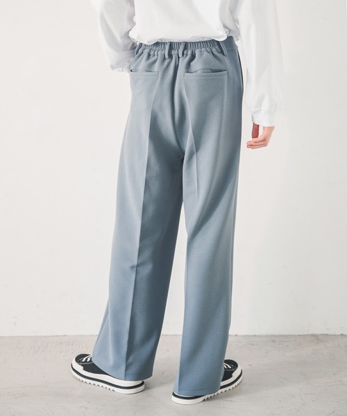 ADAMASTE(アダマスト)の「センタープレスカラーワイドスラックス(スラックス・メンズ・ベージュ/グレイッシュブルー/テラコッタ・SMALL/MEDIUM/LARGE)」の7枚目の写真