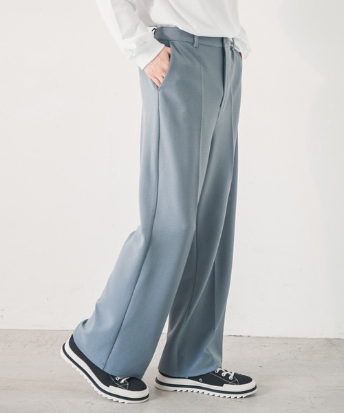 ADAMASTE(アダマスト)の「センタープレスカラーワイドスラックス(スラックス・メンズ・ベージュ/グレイッシュブルー/テラコッタ・SMALL/MEDIUM/LARGE)」の8枚目の写真