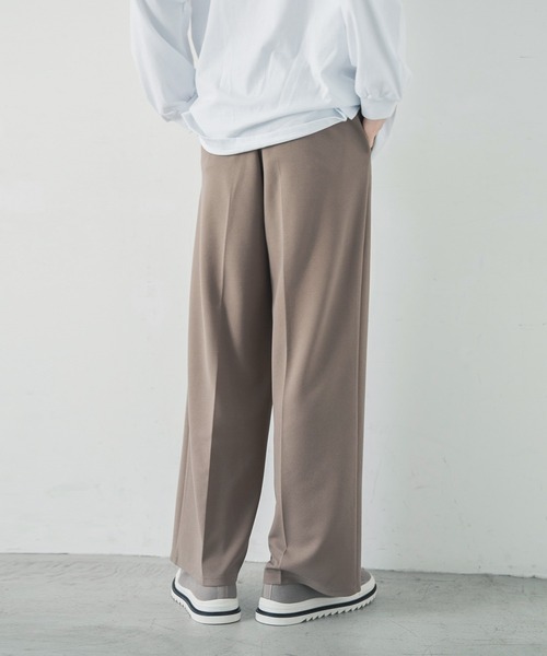 ADAMASTE(アダマスト)の「センタープレスカラーワイドスラックス(スラックス・メンズ・ベージュ/グレイッシュブルー/テラコッタ・SMALL/MEDIUM/LARGE)」の14枚目の写真