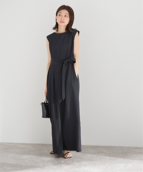 La TOTALITE(ラトータリテ)の「タックデザインオールインワン【手洗い可能】(つなぎ/オールインワン・レディース・ブラック/ブラウン・FREE)」の21枚目の写真