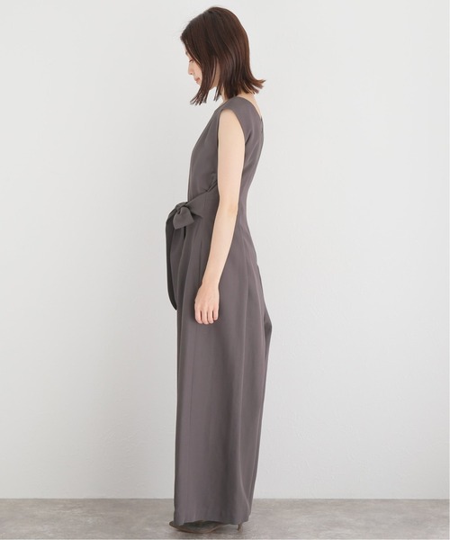 La TOTALITE(ラトータリテ)の「タックデザインオールインワン【手洗い可能】(つなぎ/オールインワン・レディース・ブラック/ブラウン・FREE)」の16枚目の写真