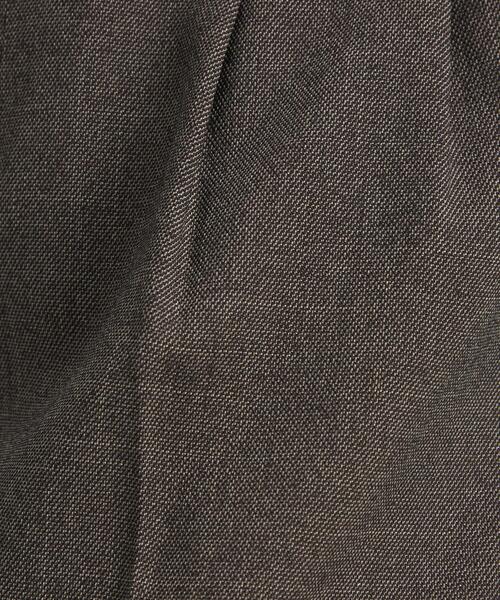 green label relaxing（グリーンレーベルリラクシング）の「シャーク テーパード パンツ -ウォッシャブル- -ストレッチ- -防シワ-（スラックス・レディース・モカ/ダークグレー・38/40/42/44/46/34/36）」の12枚目の写真