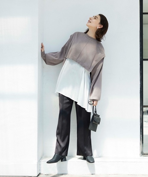 emmi(エミ)の「【emmi original】ストレッチブーツ(ブーツ・レディース・ブラック/アイボリー・38/36/37)」の19枚目の写真