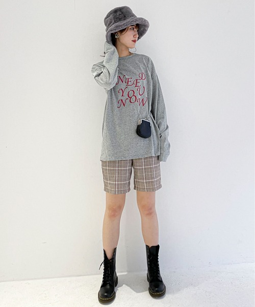 EPIMI E'PIMMY（エピミエピミー）の「《ユニセックス》アソートBIG-T（Tシャツ/カットソー・レディース・ホワイト/オフホワイト/杢グレー/ピンクベージュ・MEDIUM）」の13枚目の写真