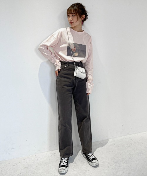 EPIMI E'PIMMY（エピミエピミー）の「《ユニセックス》アソートBIG-T（Tシャツ/カットソー・レディース・ホワイト/オフホワイト/杢グレー/ピンクベージュ・MEDIUM）」の7枚目の写真