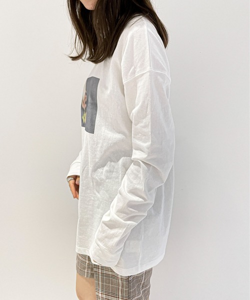 EPIMI E'PIMMY（エピミエピミー）の「《ユニセックス》アソートBIG-T（Tシャツ/カットソー・レディース・ホワイト/オフホワイト/杢グレー/ピンクベージュ・MEDIUM）」の12枚目の写真