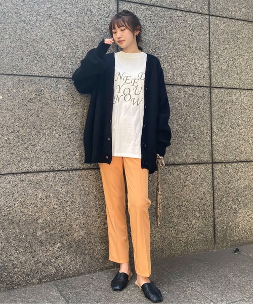 EPIMI E'PIMMY（エピミエピミー）の「《ユニセックス》アソートBIG-T（Tシャツ/カットソー・レディース・ホワイト/オフホワイト/杢グレー/ピンクベージュ・MEDIUM）」の18枚目の写真