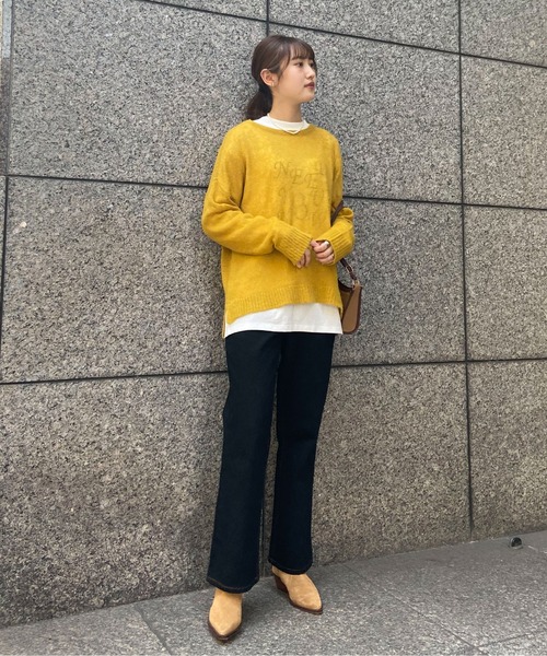 EPIMI E'PIMMY（エピミエピミー）の「《ユニセックス》アソートBIG-T（Tシャツ/カットソー・レディース・ホワイト/オフホワイト/杢グレー/ピンクベージュ・MEDIUM）」の19枚目の写真