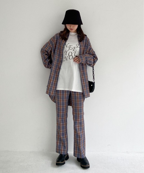 EPIMI E'PIMMY（エピミエピミー）の「《ユニセックス》アソートBIG-T（Tシャツ/カットソー・レディース・ホワイト/オフホワイト/杢グレー/ピンクベージュ・MEDIUM）」の17枚目の写真