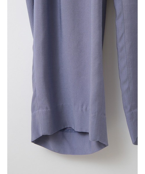 enchainement（アンシェヌマン）の「Back Satin Tapered　Pants（その他パンツ・レディース・チャコールグレー/サックスブルー・2/1）」の10枚目の写真