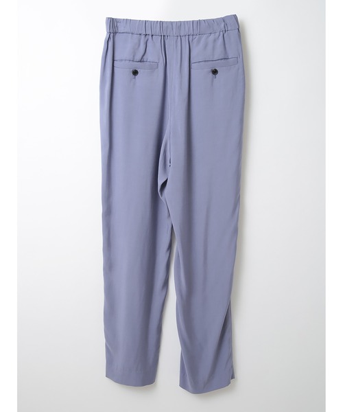 enchainement（アンシェヌマン）の「Back Satin Tapered　Pants（その他パンツ・レディース・チャコールグレー/サックスブルー・2/1）」の9枚目の写真
