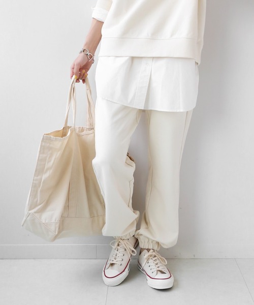 JOURNAL STANDARD relume(ジャーナルスタンダード レリューム)の「イージーパンツスウェット◆(スウェットパンツ・レディース・ホワイト/ブラック/グレー・FREE)」の21枚目の写真