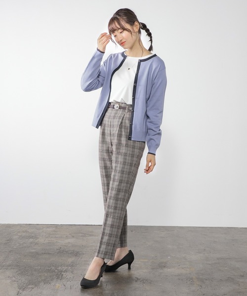 Honeys（ハニーズ）の「チェックテーパードパンツ（その他パンツ
