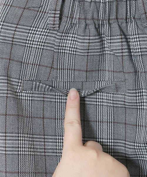 Honeys（ハニーズ）の「チェックテーパードパンツ（その他パンツ・レディース・ベージュ×ブラック/ベージュ系その他/ブラウン系その他/グレー系その他・LL/S/M/L）」の11枚目の写真