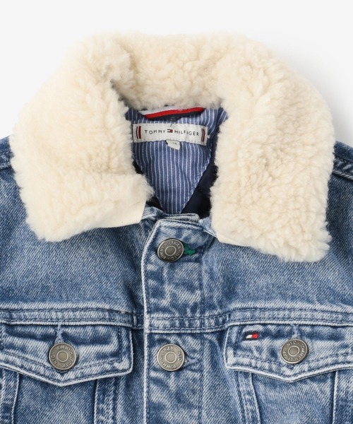 TOMMY HILFIGER(トミーヒルフィガー)の「Unisex Capsule デニムジャケット(デニムジャケット・キッズ・ブルー・100cm/115cm)」の3枚目の写真