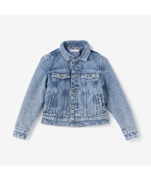 TOMMY HILFIGER(トミーヒルフィガー)の「Unisex Capsule デニムジャケット(デニムジャケット・キッズ・ブルー・100cm/115cm)」の12枚目の写真