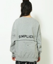 jeans-b | ジーンズベー SIMPLICITY スーパービッグトレーナー（後切り替え）(スウェット)