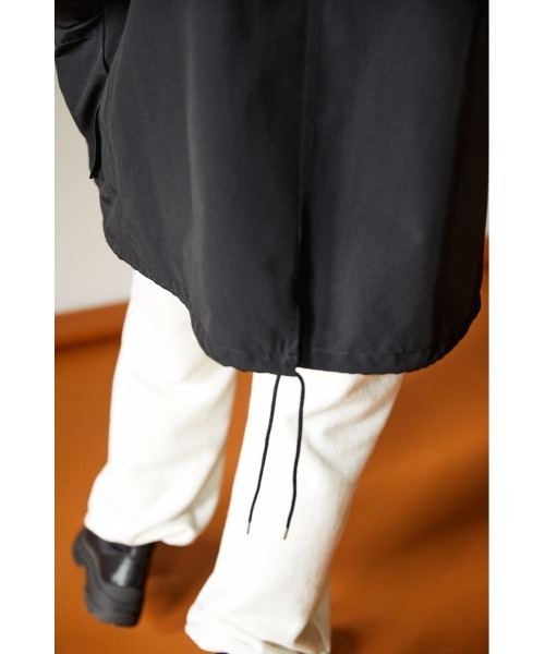 BLACK BY MOUSSY（ブラックバイマウジー）の「short mods coat（ショートモッズコート）（モッズコート・レディース・ブラック/カーキ/キャメル・FREE）」の8枚目の写真