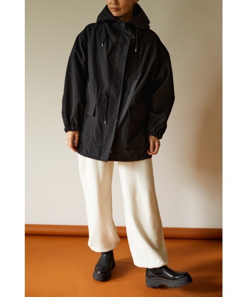 BLACK BY MOUSSY（ブラックバイマウジー）の「short mods coat（ショートモッズコート）（モッズコート・レディース・ブラック/カーキ/キャメル・FREE）」の9枚目の写真