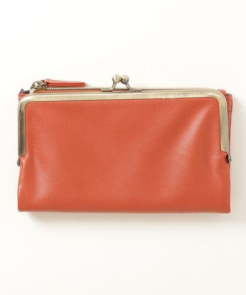 FUNALIVE（ファンアライブ）の「propellerheads 合皮がま口2つ折ロングウォレット（財布・レディース・ブラック/カーキ/ピンク/オレンジ/ブルー/マスタード/キャメル・FREE）」の7枚目の写真