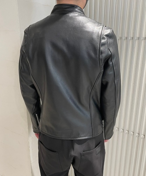 DANKE SCHON（ダンケシェーン）の「DankeSchon/ダンケシェーン/シングルライダースジャケット（ライダースジャケット・メンズ・ブラック・MEDIUM/LARGE/X-LARGE）」の6枚目の写真