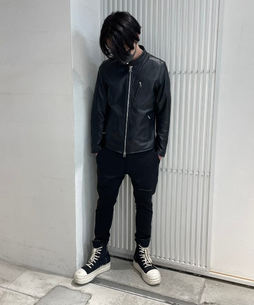 DANKE SCHON（ダンケシェーン）の「DankeSchon/ダンケシェーン/シングルライダースジャケット（ライダースジャケット・メンズ・ブラック・MEDIUM/LARGE/X-LARGE）」の7枚目の写真