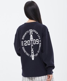 【ROMANTIC CROWN】HAND SIGN LONG SLEEVE / ロマンティッククラウン ハンドサイン グラフィック ロングスリーブ Tシャツ