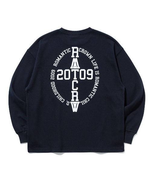 ROMANTIC CROWN(ロマンティッククラウン)の「【ROMANTIC CROWN】HAND SIGN LONG SLEEVE / ロマンティッククラウン ハンドサイン グラフィック ロングスリーブ Tシャツ(Tシャツ/カットソー・メンズ・ネイビー/ホワイト/ライトイエロー・SMALL/MEDIUM/LARGE/X-LARGE)」の16枚目の写真