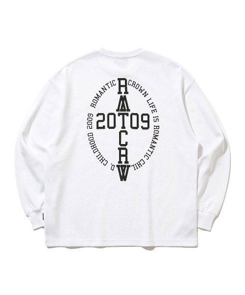 ROMANTIC CROWN(ロマンティッククラウン)の「【ROMANTIC CROWN】HAND SIGN LONG SLEEVE / ロマンティッククラウン ハンドサイン グラフィック ロングスリーブ Tシャツ(Tシャツ/カットソー・メンズ・ネイビー/ホワイト/ライトイエロー・SMALL/MEDIUM/LARGE/X-LARGE)」の7枚目の写真