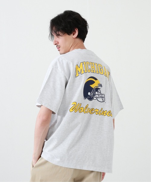 JOURNAL STANDARD SELECT(ジャーナルスタンダードセレクト)の「【MICHIGAN × JOURNAL STANDARD】ミシガン ウルヴァリンズ 別注 Tシャツ(Tシャツ/カットソー・メンズ・ホワイト/グレー/イエロー・MEDIUM/LARGE)」の3枚目の写真