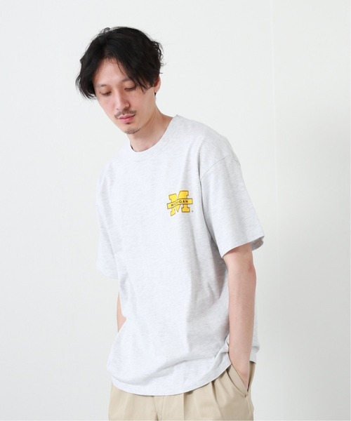 JOURNAL STANDARD SELECT(ジャーナルスタンダードセレクト)の「【MICHIGAN × JOURNAL STANDARD】ミシガン ウルヴァリンズ 別注 Tシャツ(Tシャツ/カットソー・メンズ・ホワイト/グレー/イエロー・MEDIUM/LARGE)」の19枚目の写真
